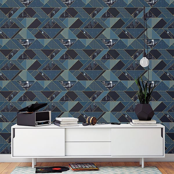 Galerie Wallpaper Product code: 51192601R - Metropolitan Wallpaper Collection - Teal Colours -  