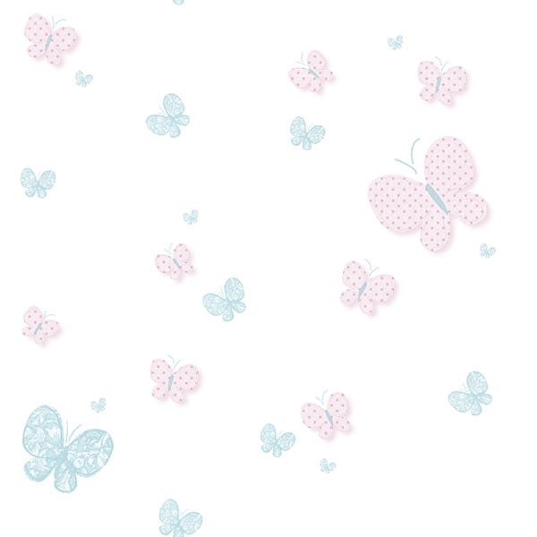 Galerie Wallpaper Product code: 5459 - Little Explorers Wallpaper Collection - Pink Blue White Colours -  
