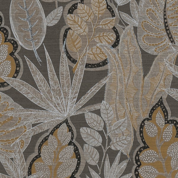 Galerie Wallpaper Product code: FL61113 - Flourish Wallpaper Collection - Beige/Brown Colours -  