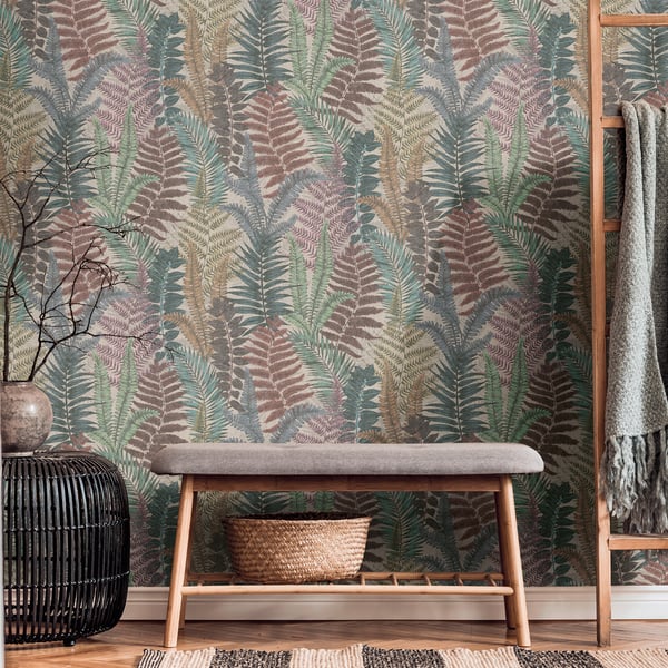 Galerie Wallpaper Product code: FL61116_2 - Flourish Wallpaper Collection - Beige/Blue Colours -  