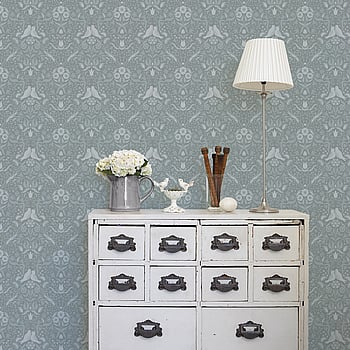Galerie Wallcoverings Product Code 14029 - Ekbacka Wallpaper Collection - Green Colours -  