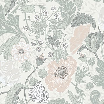 Galerie Wallcoverings Product Code 33000 - Apelviken 2 Wallpaper Collection - White Lightgreen Colours -  