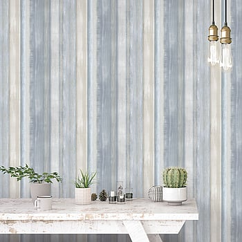 Galerie Wallcoverings Product Code 7351 - Evergreen Wallpaper Collection - Blue Colours -  