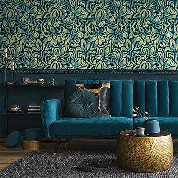 Galerie Wallcoverings Product Code 81337 - Pepper Wallpaper Collection - Green Pepper Colours -  