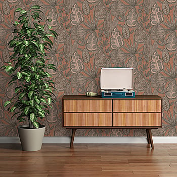 Galerie Wallcoverings Product Code FL61112 - Flourish Wallpaper Collection - Beige/Brown Colours -  