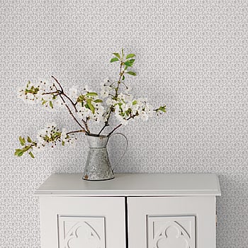 Galerie Wallcoverings Product Code G56678 - Small Prints Wallpaper Collection - Silver Grey White Colours -  
