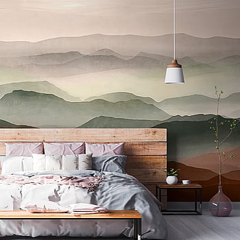 Galerie Wallcoverings Product Code WH45262M - Welcome Home Murals Wallpaper Collection - Beige, Brown, Green Colours -  